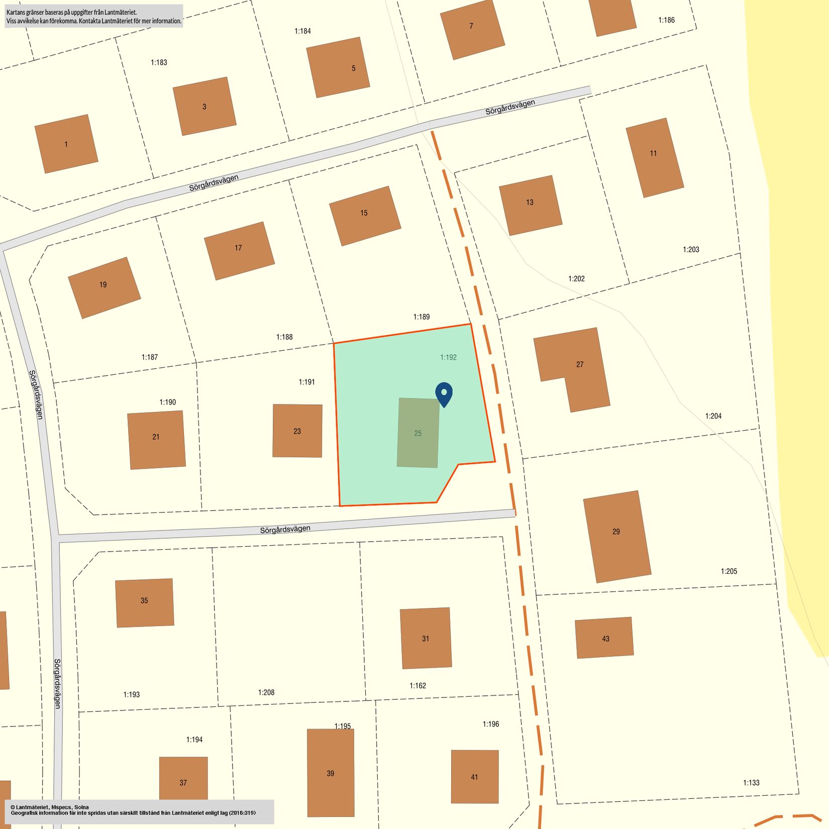 Villa, Sörgårdsvägen 25, Hagfors