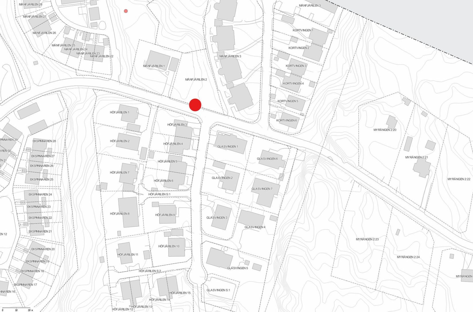 Tomt, Myrängsvägen 153, Myrängen, Huddinge