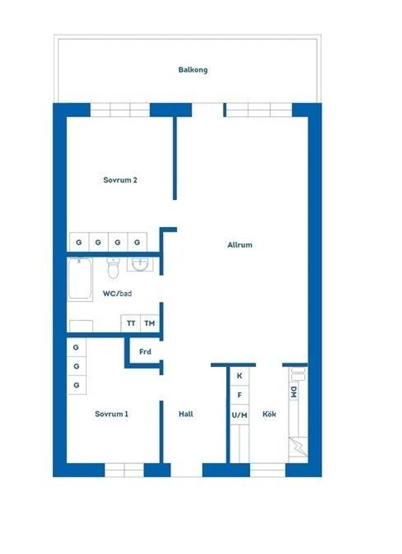 Bostadsrätt, Kopragränd 3, Gävle Strand, Gävle