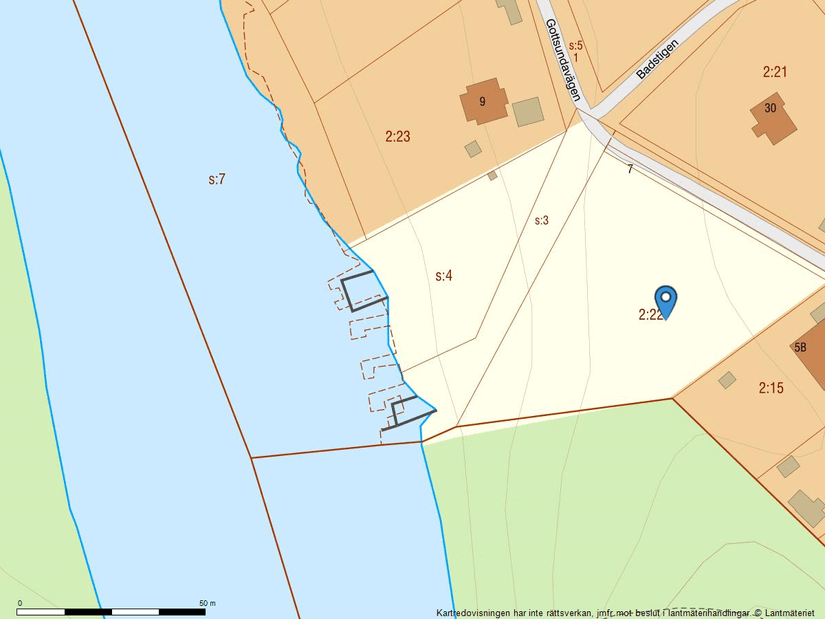 Tomt, Gottsundavägen 7, Österåker