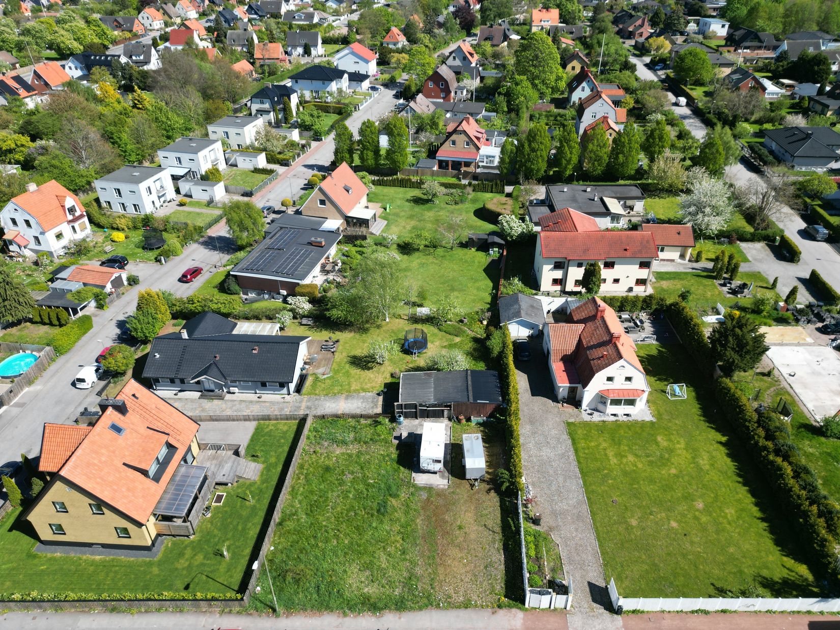 Tomt, Poppelgatan 27, Hindby, Malmö