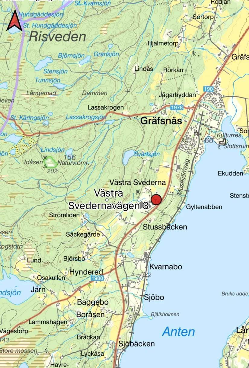 Gård/Skog, Västra Svedernavägen 3, Gräfsnäs, Alingsås