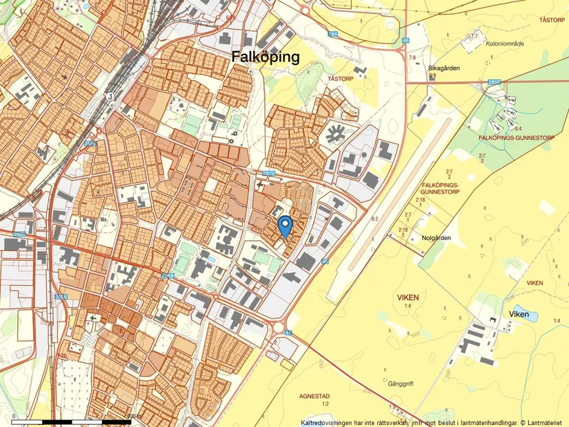 Villa, Radhus, Liljegårdsgatan 21, Åttagården, Falköping