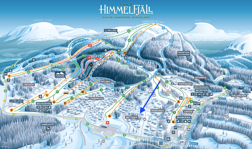 Tomt, Ariesvägen 9, Idre Himmelfjäll, Älvdalen