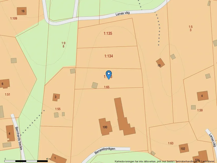 Tomt, Lenas väg, Mölnlycke - Benareby, Härryda