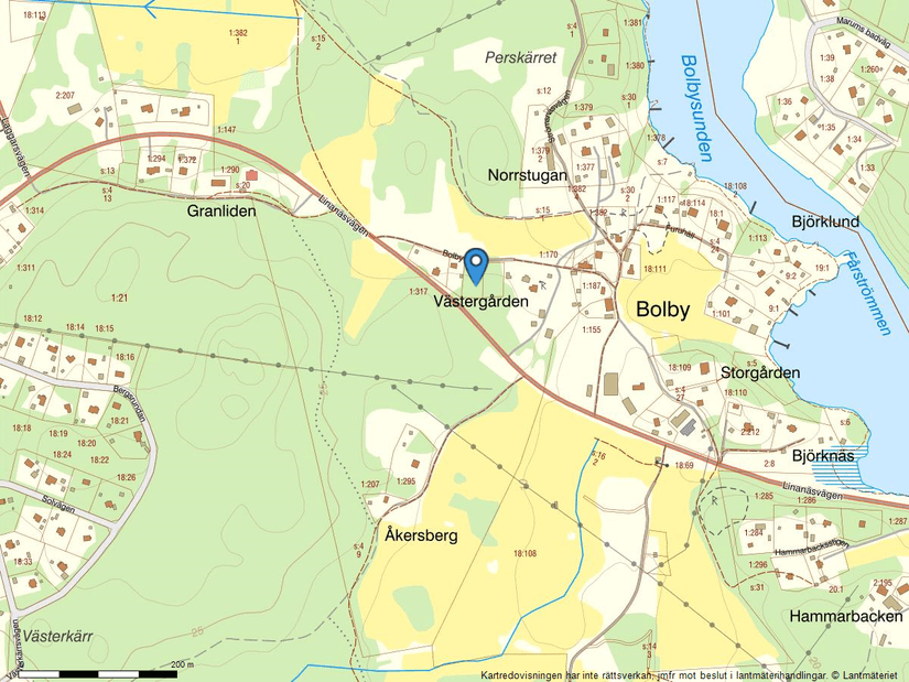 Tomt, Två prisvärda tomter i idylliska Bolby, Ljusterö – Lantligt läge med utsikt över ängarna, Österåker