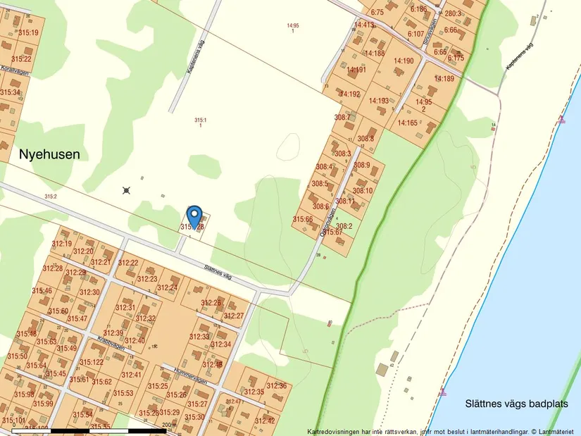 Villa, Slättnes väg 1, Nyehusen, Kristianstad