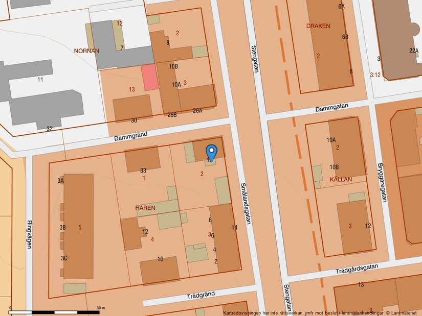 Villa, Smålandsgatan 12, Centralt, Oskarshamn