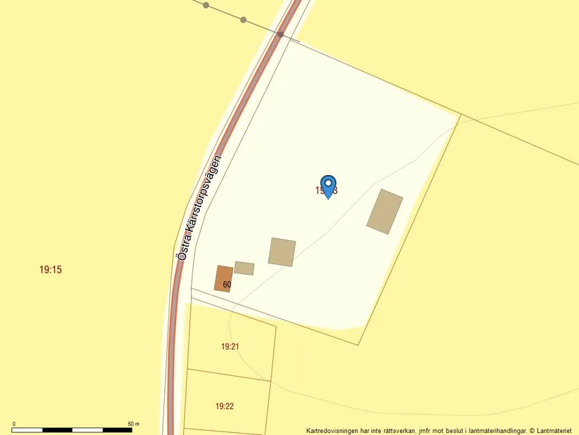 Villa, Östra Kärrstorpsvägen 60, Brandstad, Sjöbo