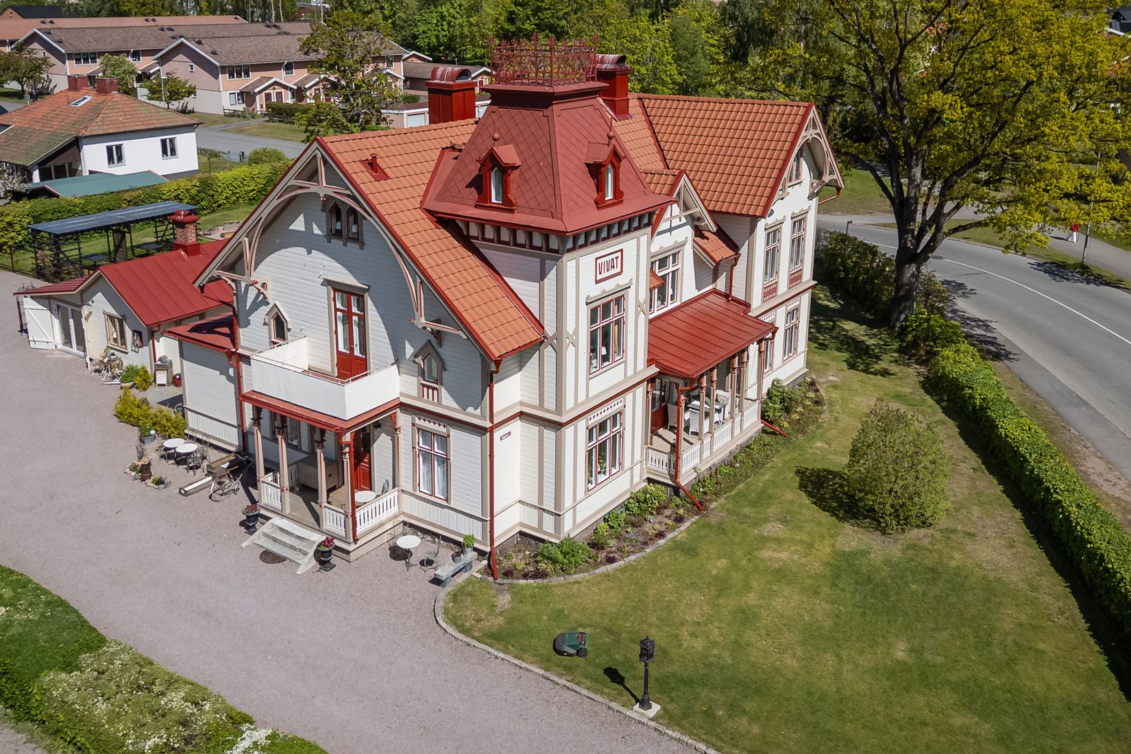 Villa, Änggatan 1, Centralt, Hjo