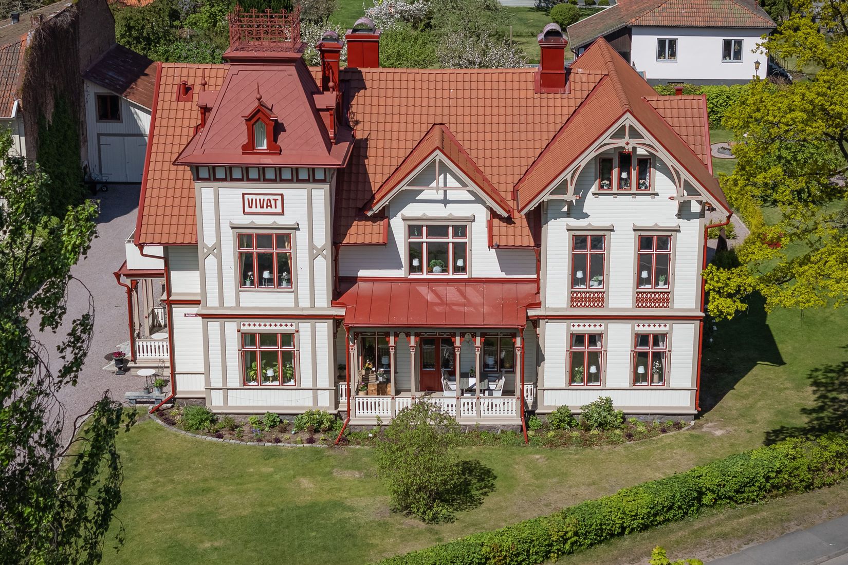 Villa, Änggatan 1, Centralt, Hjo