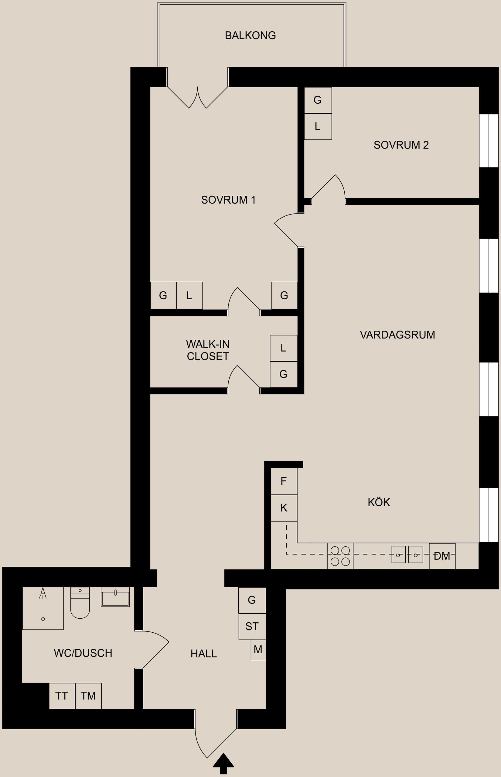 Bostadsrätt, Plankgatan 52, Centralt, Norr, Norrköping