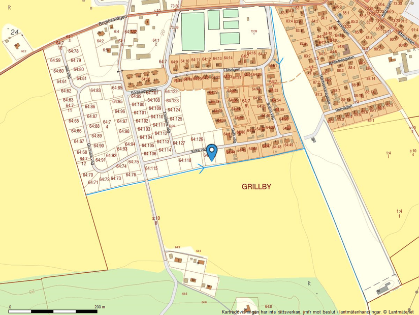 Tomt, Grillby 64:120, Grillby, Enköping