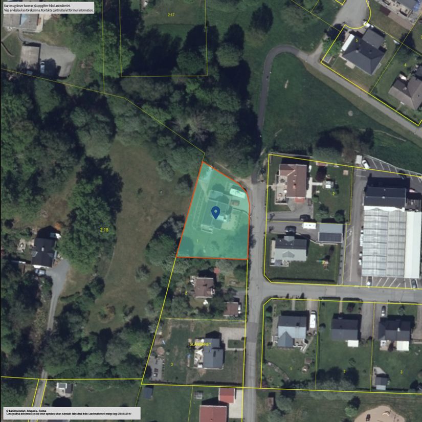 Villa, Ekeborgsvägen 17, Mark