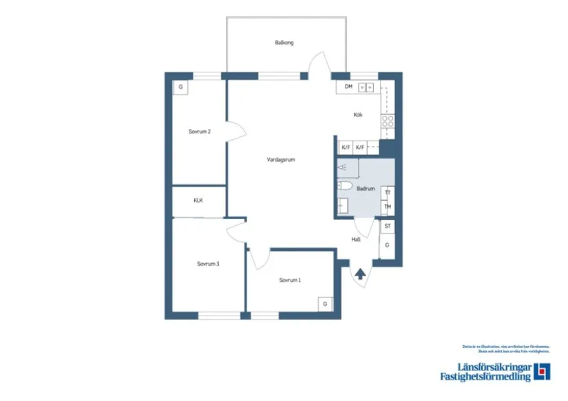 Bostadsrätt, Reveljvägen 9B, Surbrunnshagen, Falun