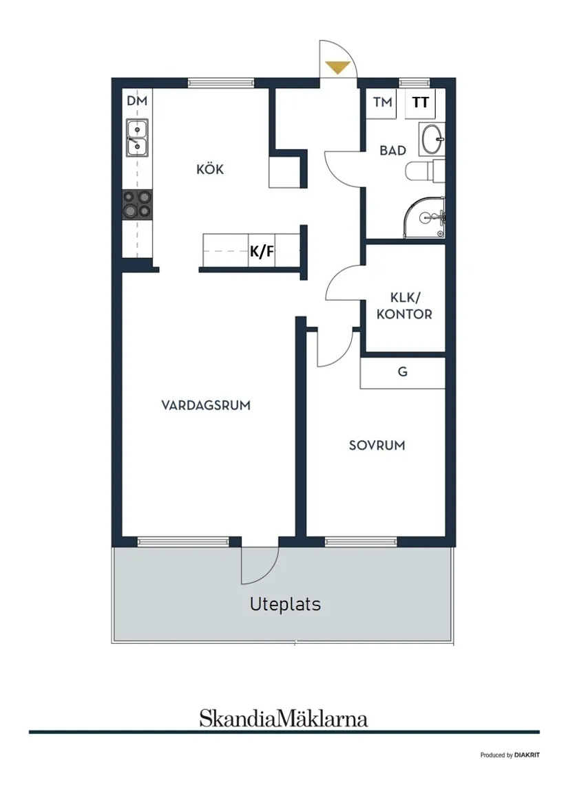 Bostadsrätt, Diamantstigen 34, Lillsjön - Kungsängen, Upplands-Bro