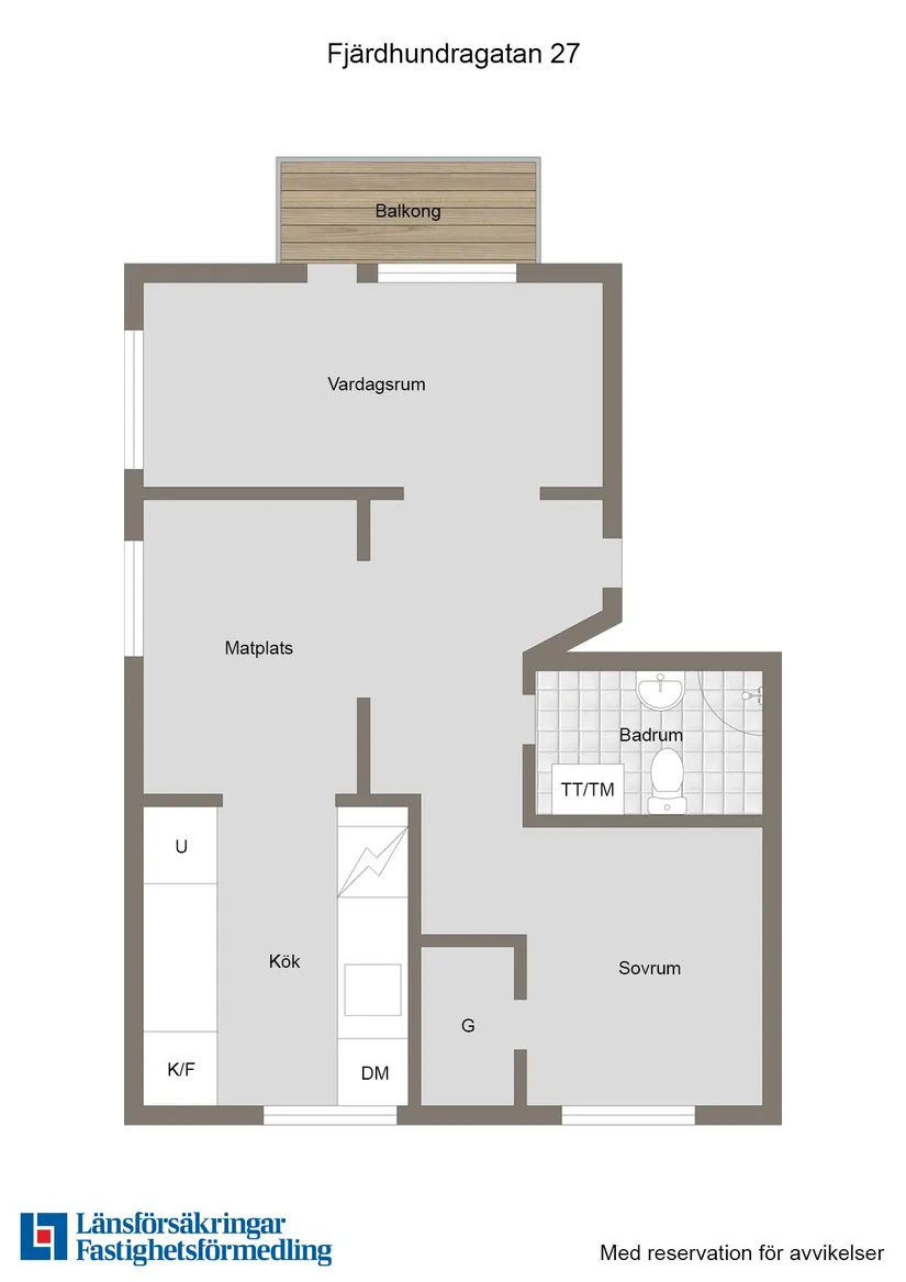 Bostadsrätt, Fjärdhundragatan 27, Centrum, Enköping
