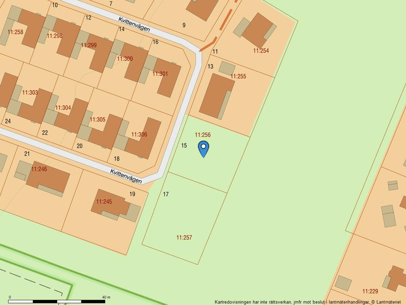 Tomt, Kvittenvägen 15, Kristianstad