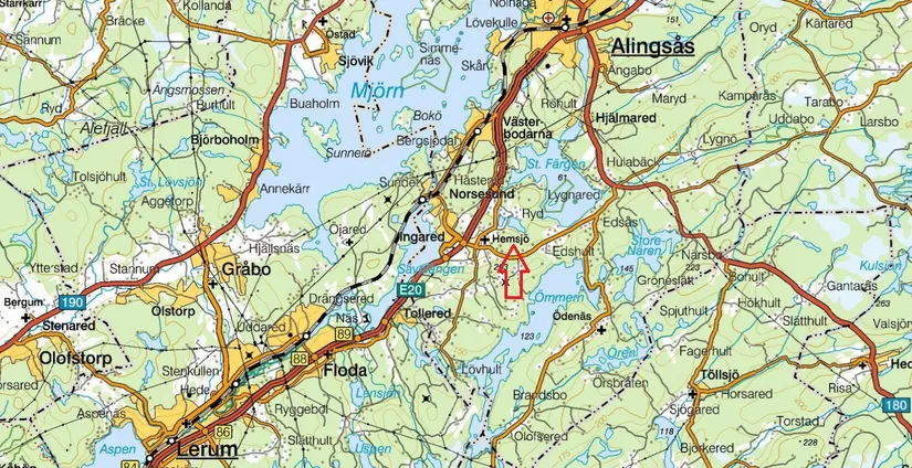 Gård/Skog, Bergagårdsvägen 22, Alingsås