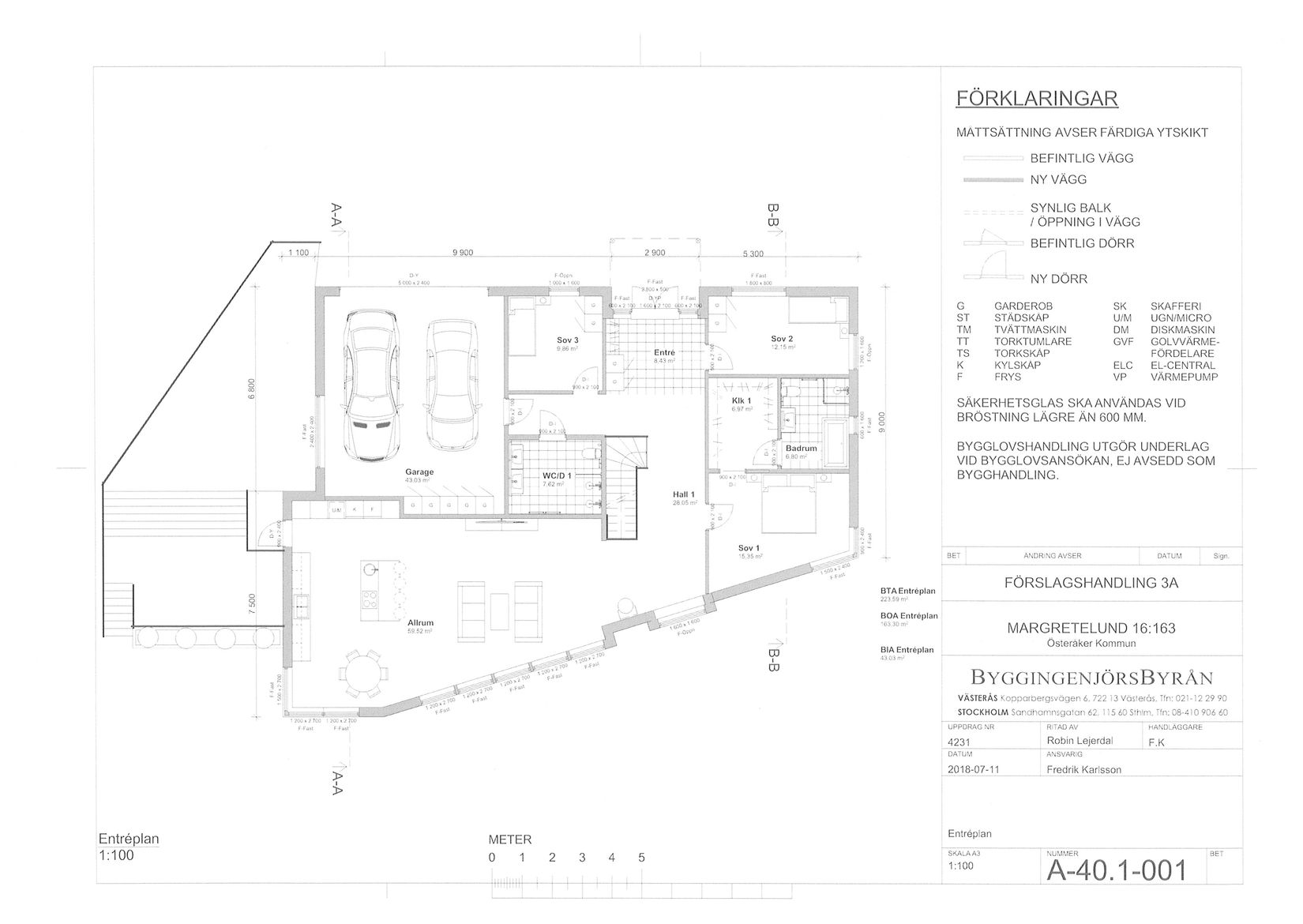 Tomt, Rödbosundsvägen 42, Margretelund, Österåker