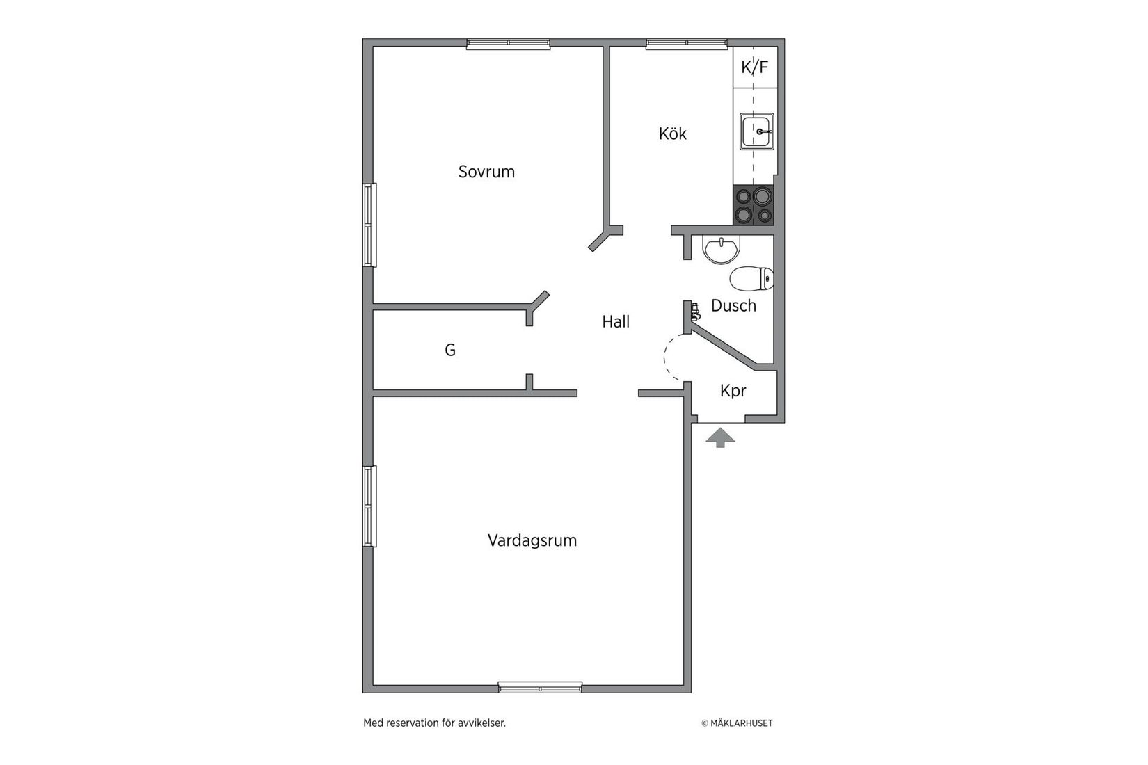 Bostadsrätt, Abel Beckers Gata 20, Norr, Norrköping