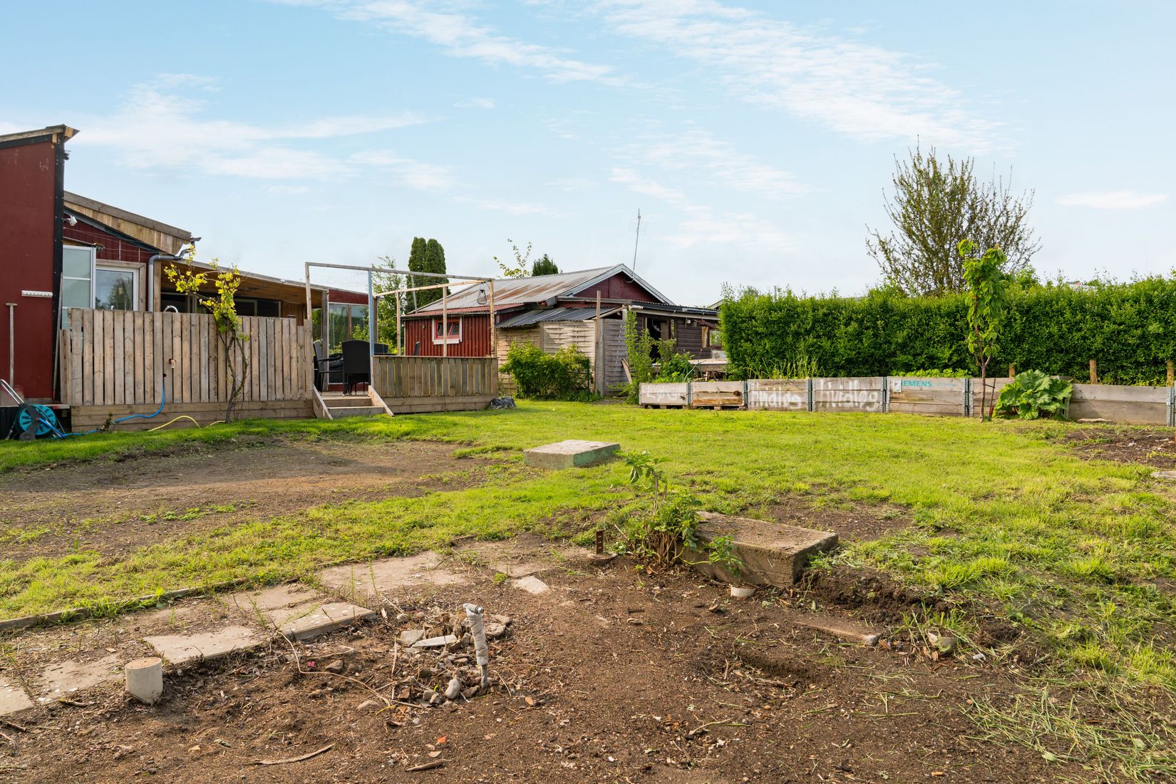 Fritidshus, Kopparhögarnas koloniområde, gång S stuga 21, Landskrona