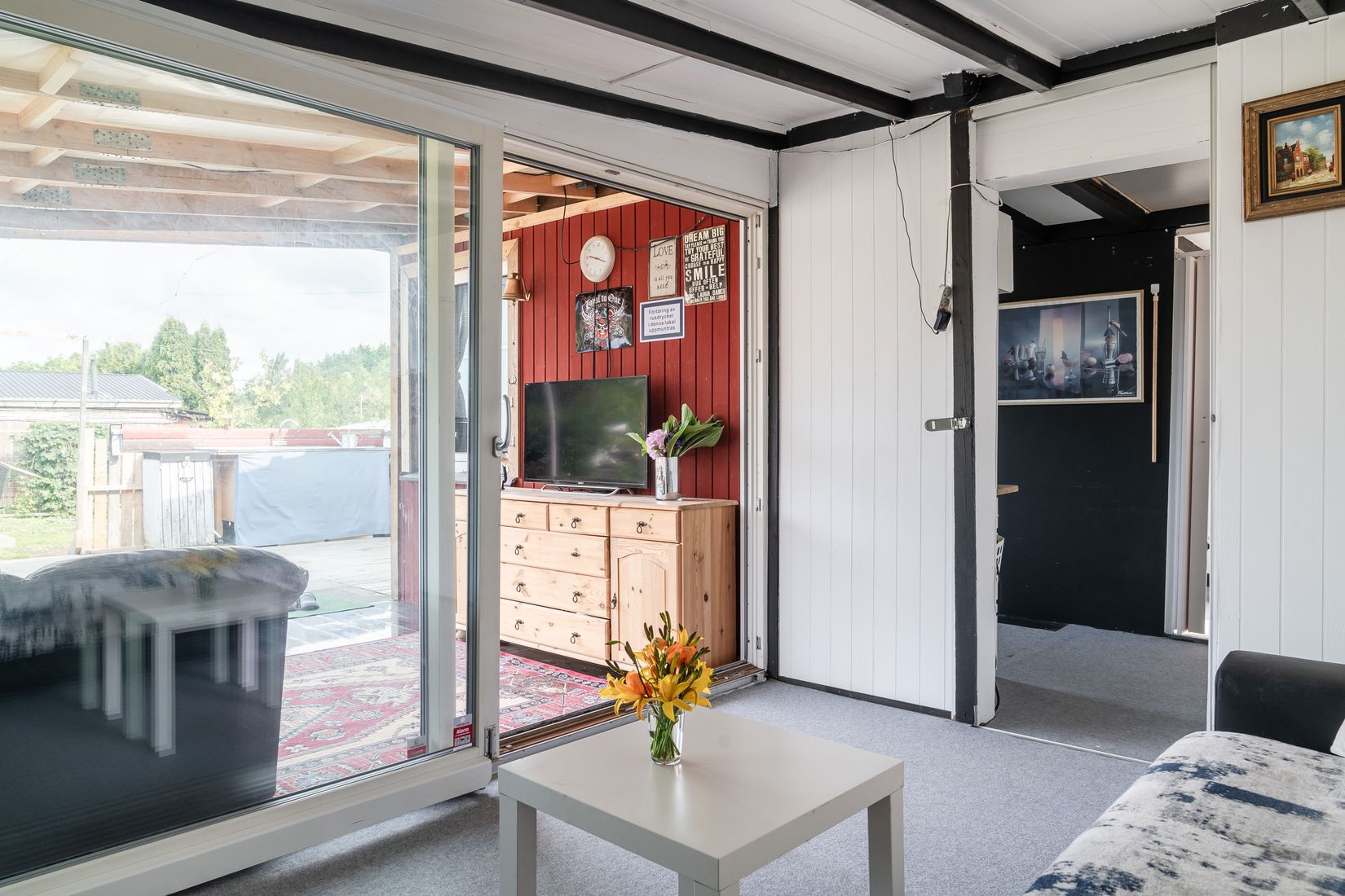 Fritidshus, Kopparhögarnas koloniområde, gång S stuga 21, Landskrona