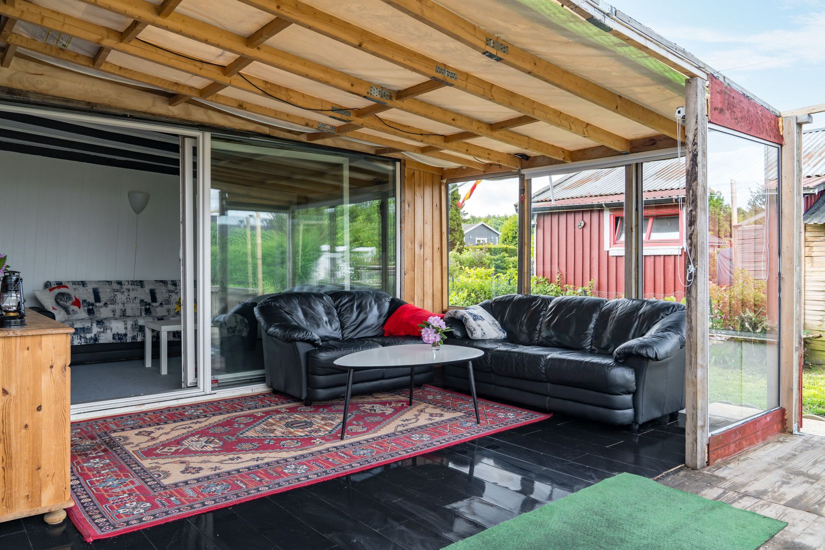 Fritidshus, Kopparhögarnas koloniområde, gång S stuga 21, Landskrona