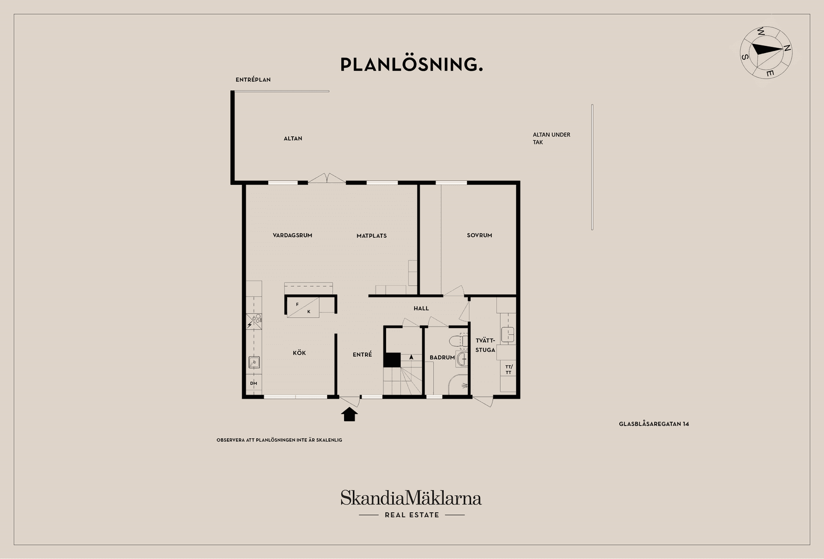 Bostadsrätt, Glasblåsaregatan 14, Hyllinge, Åstorp