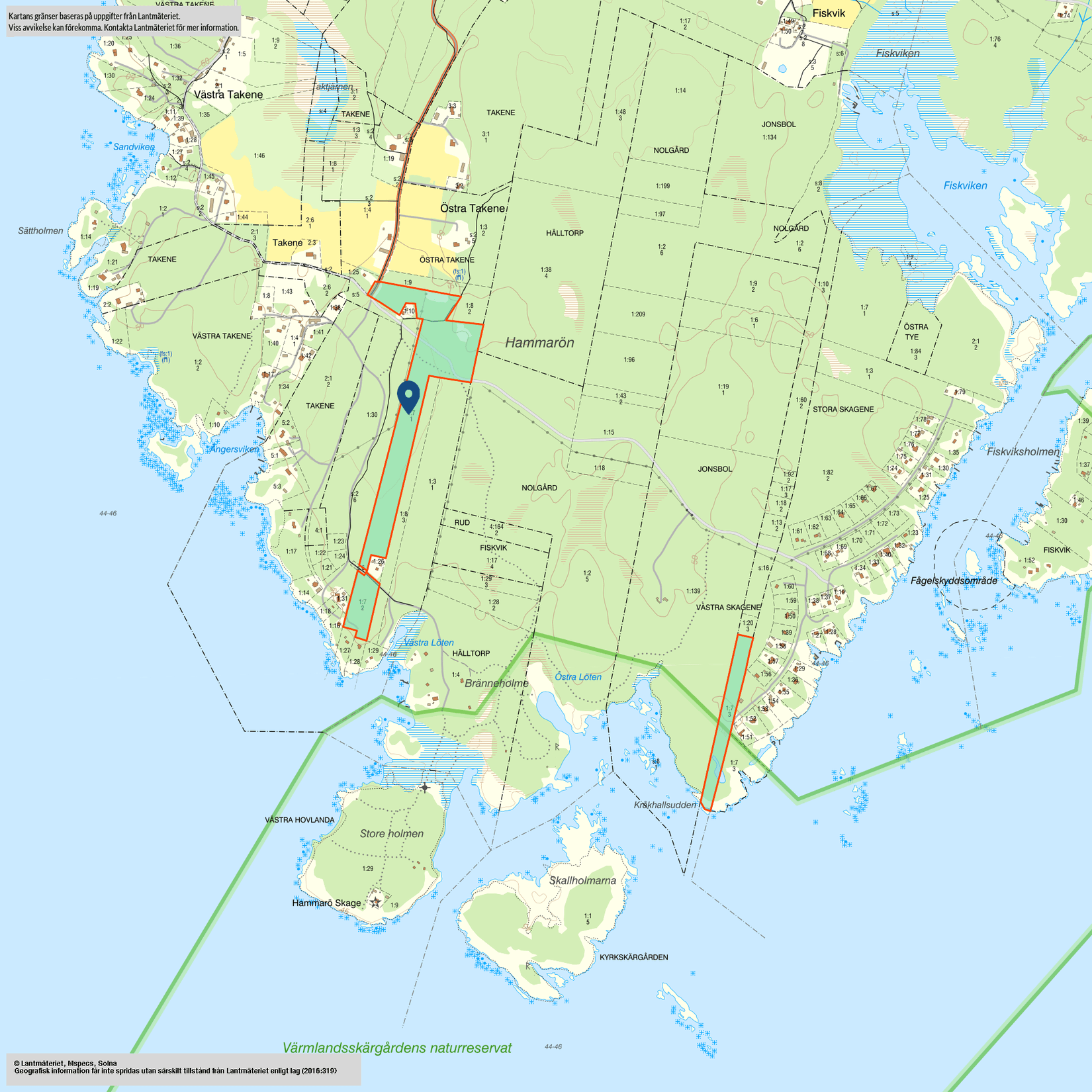 Gård/Skog, HAMMARÖ ÖSTRA TAKENE 1:7, Bena, Hammarö