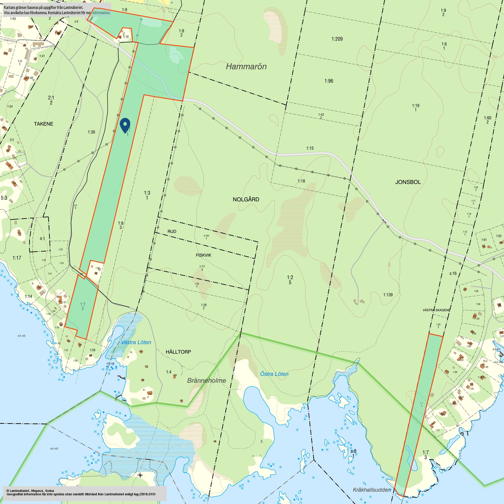 Gård/Skog, HAMMARÖ ÖSTRA TAKENE 1:7, Bena, Hammarö
