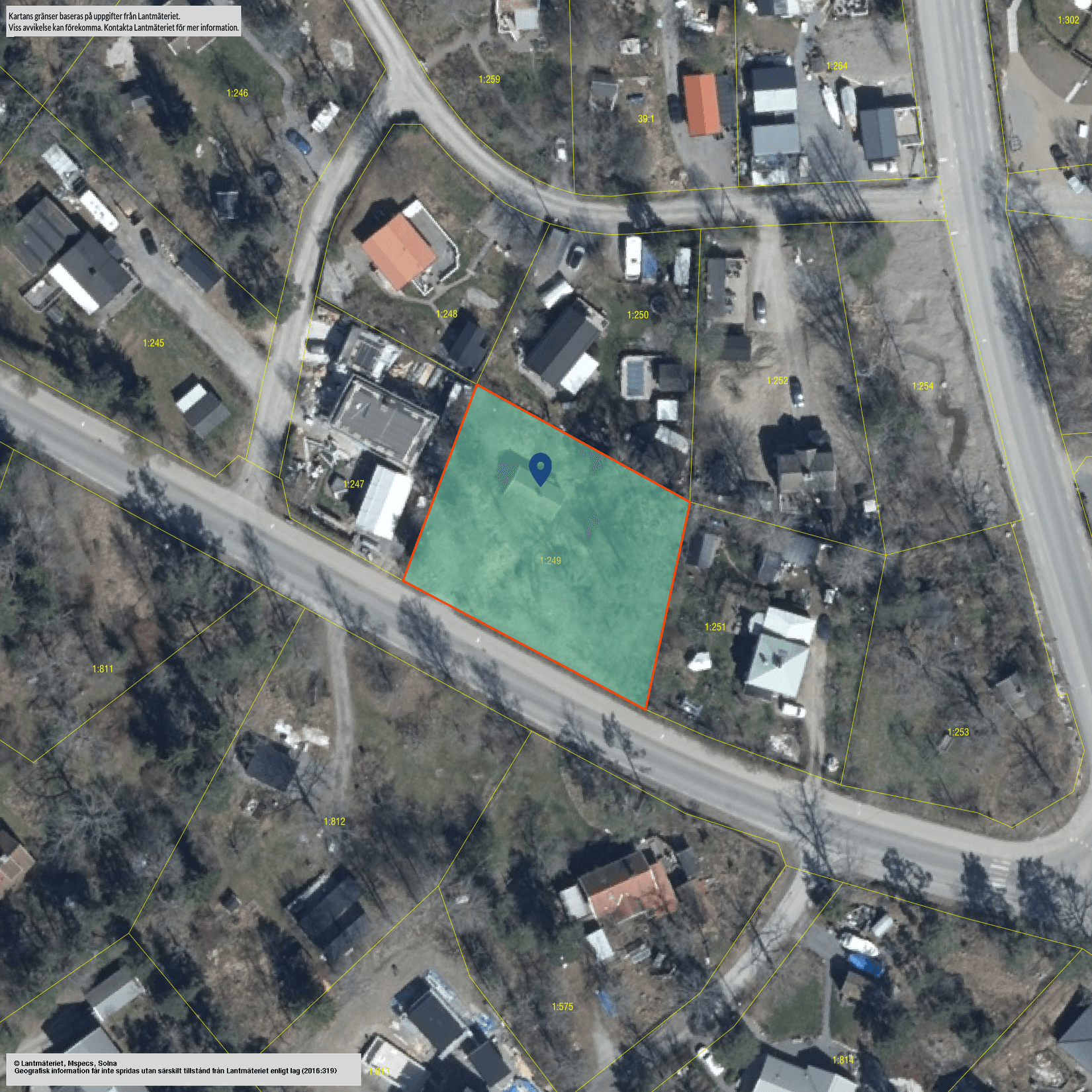 Tomt, Kummelnäsvägen 10, Kummelnäs, Nacka