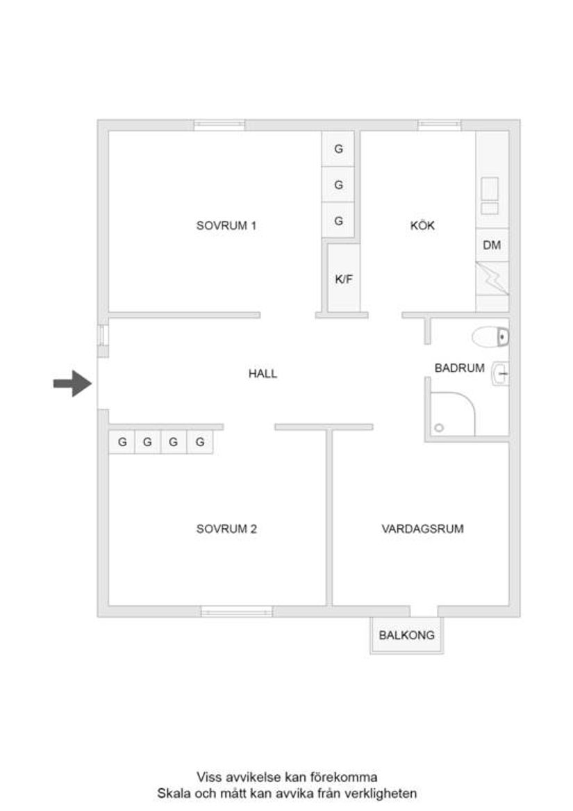 Bostadsrätt, Drottninggatan 20B, Centrala Boden, Boden