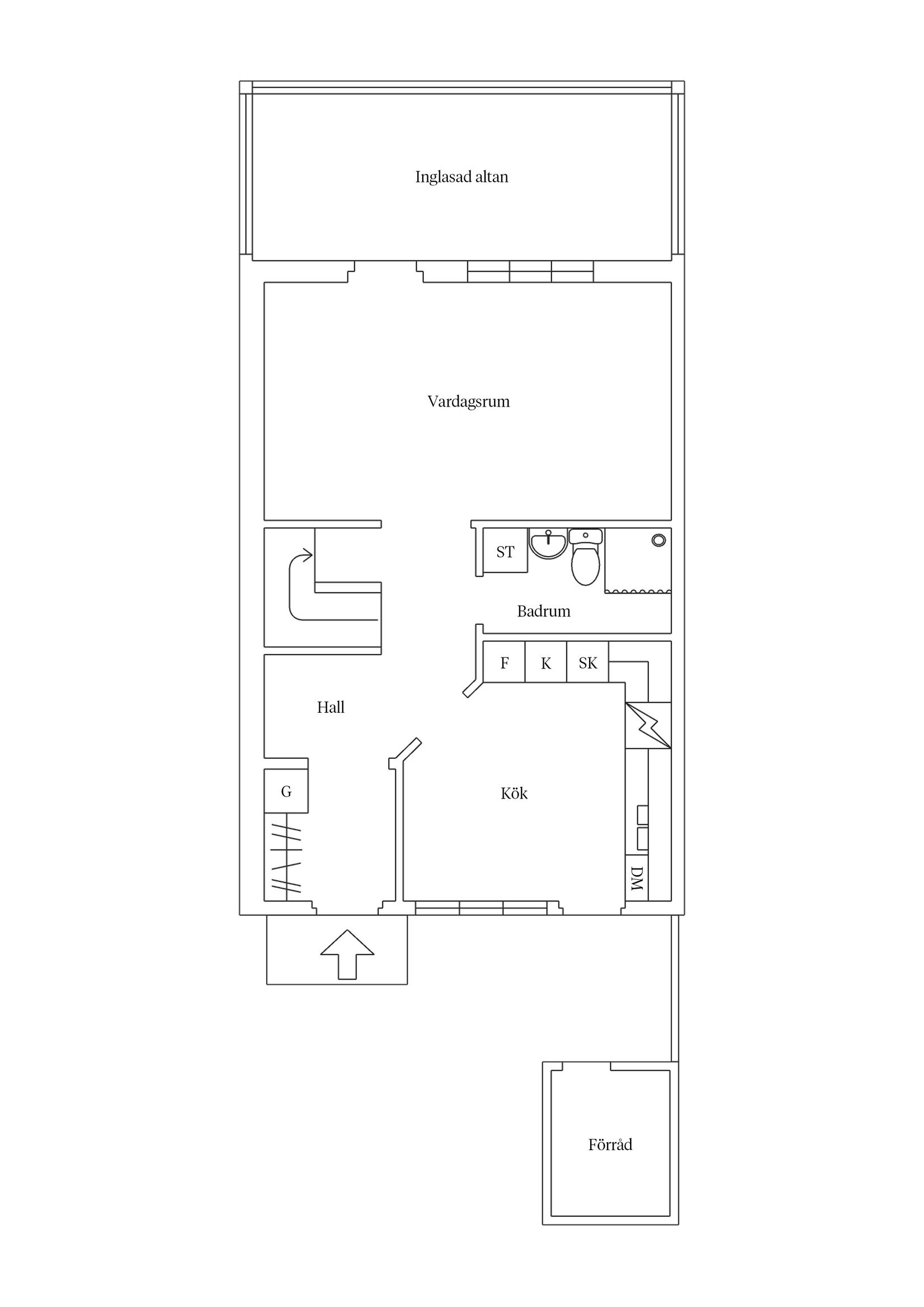 Bostadsrätt, Sidstigen 16, Tuböle, Skellefteå