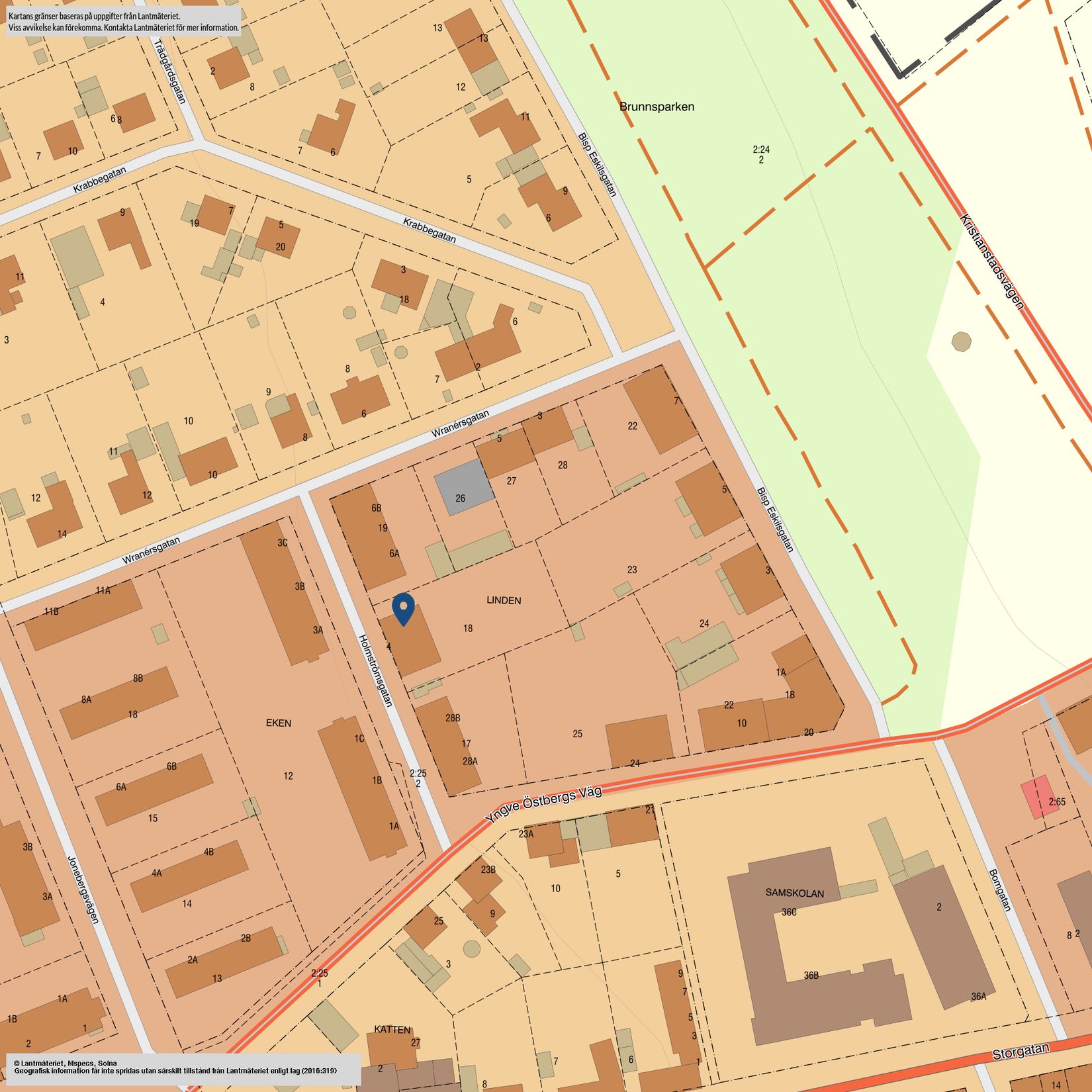 Bostadsrätt, Holmströmsgatan 4, Simrishamn - centralt, Simrishamn