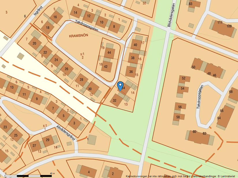 Villa, Radhus, Takdroppsgatan 34, Morö Backe, Skellefteå