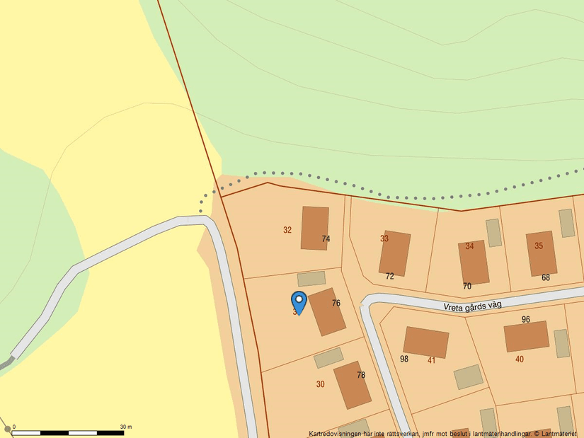 Villa, Vreta gårds väg 76, Vretarna, Botkyrka