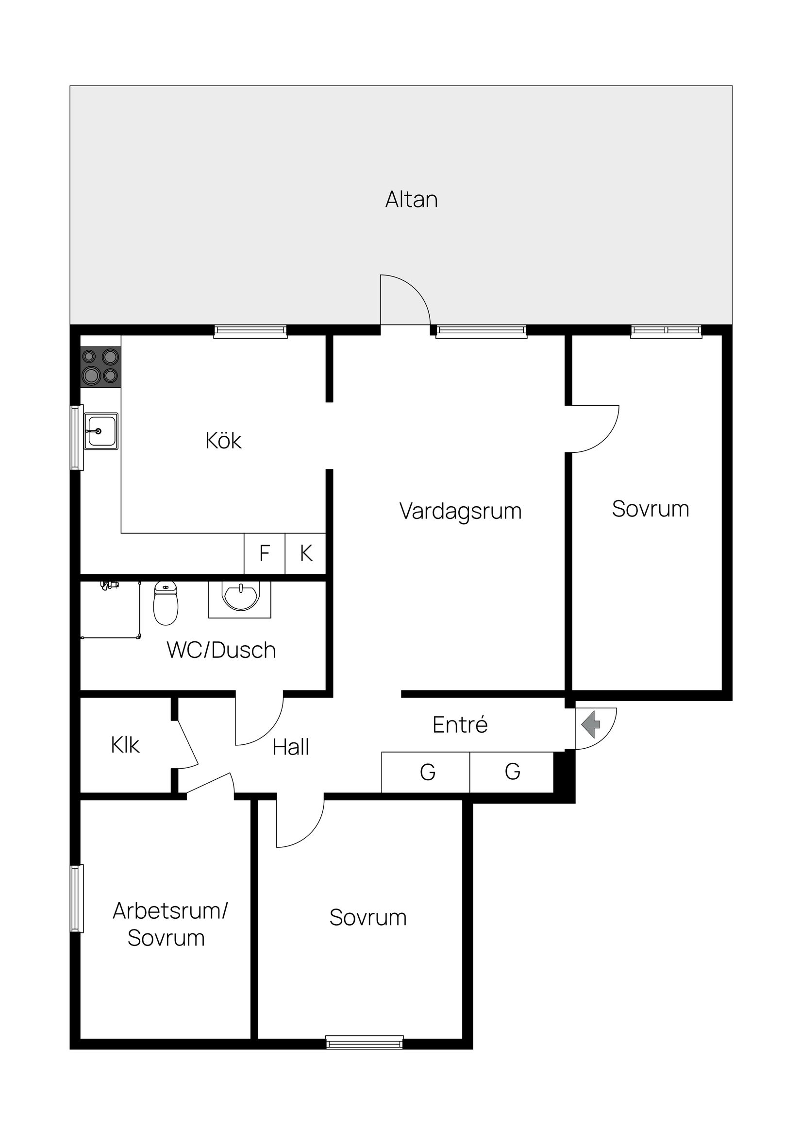 Bostadsrätt, Sadelmakaregatan 3a, Eneborg, Helsingborg