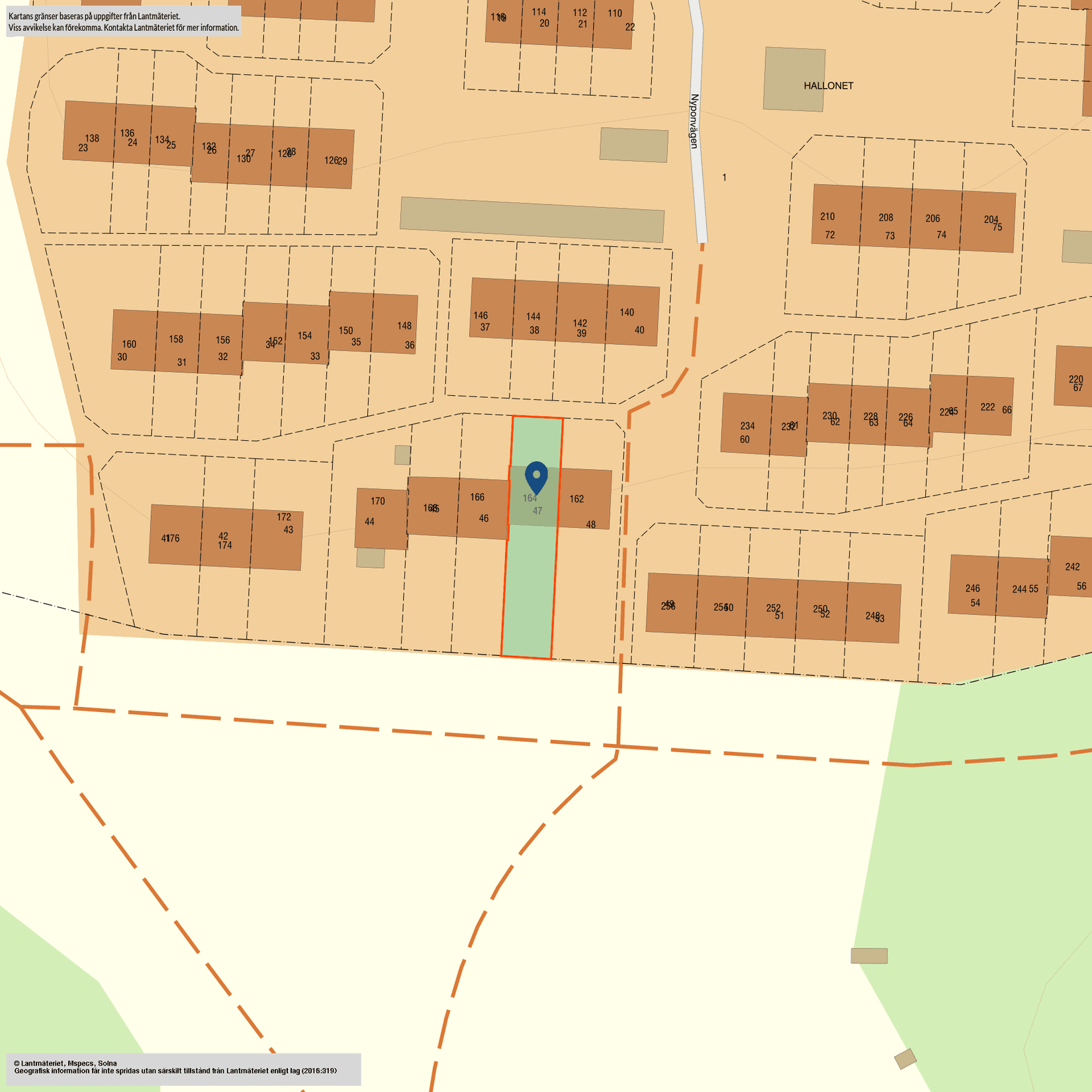 Radhus, Nyponvägen 164, Peterslund, Oxelösund
