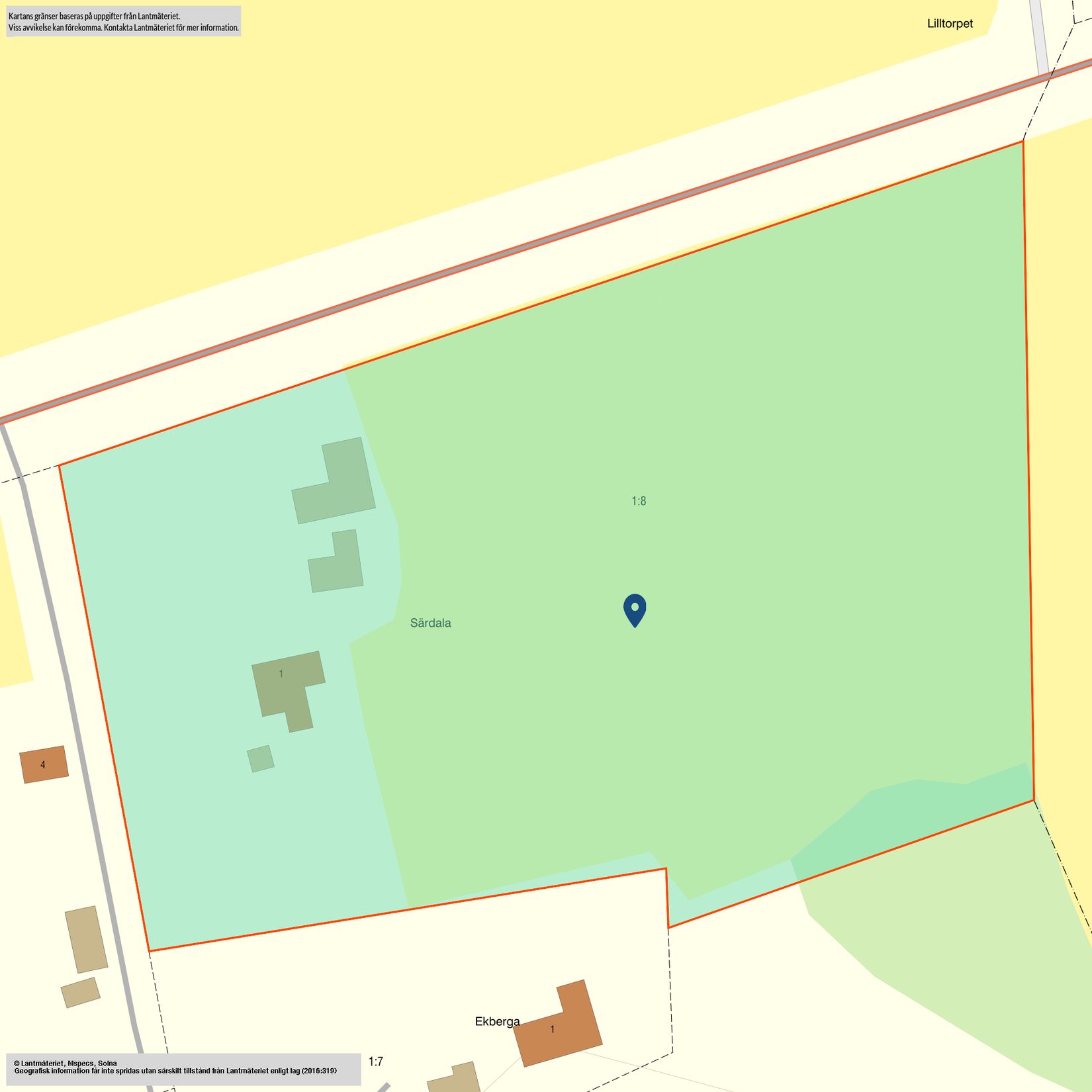 Villa, Stora Kullen Särdala 1, Ödeshög