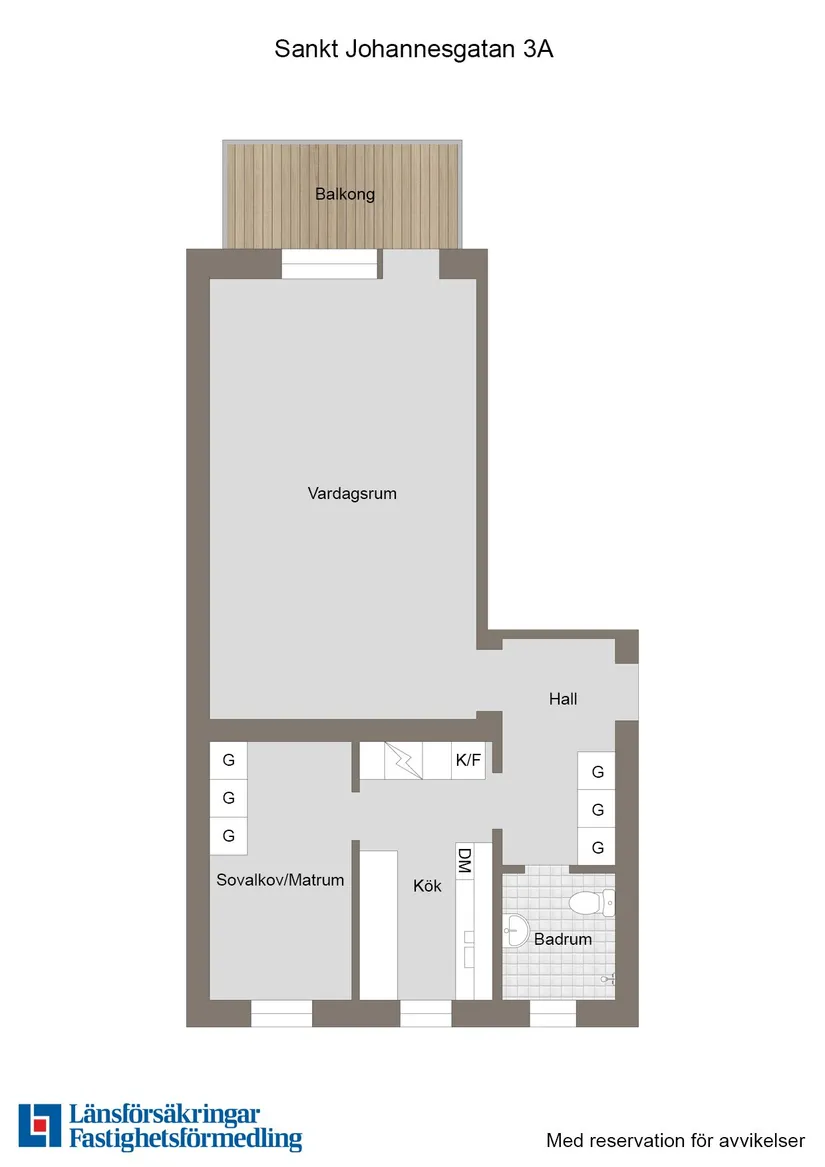 Bostadsrätt, Sankt Johannesgatan 3A, S:t Ilian, Enköping