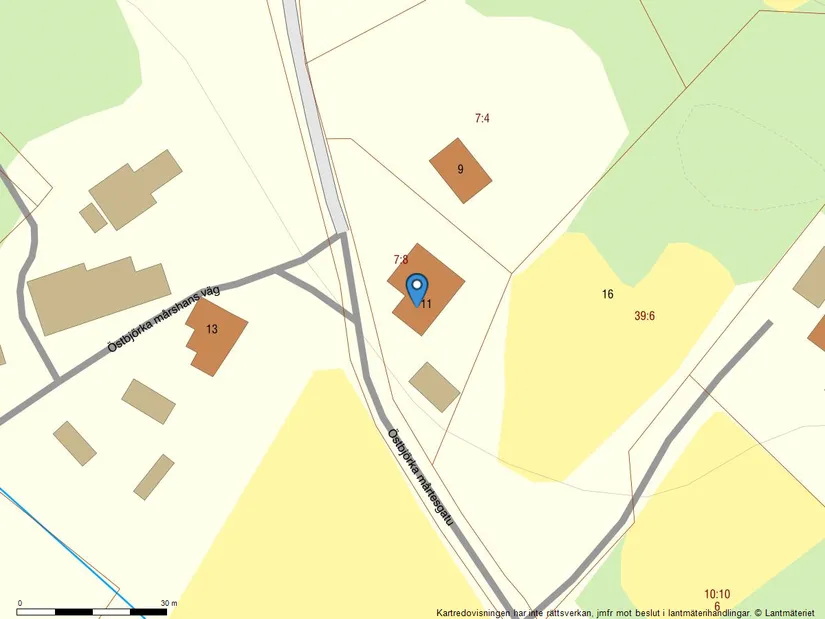 Villa, Östbjörka Mårshans väg 11, Östbjörka, Rättvik