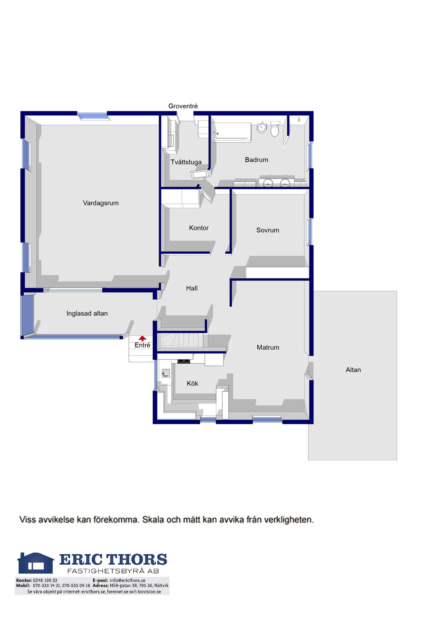 Villa, Östbjörka Mårshans väg 11, Östbjörka, Rättvik