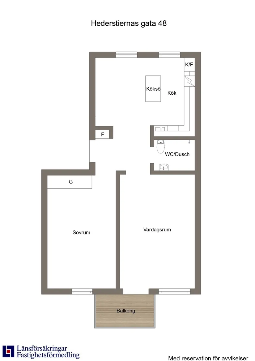 Bostadsrätt, Hederstiernas Gata 48, Nyatorp, Halmstad