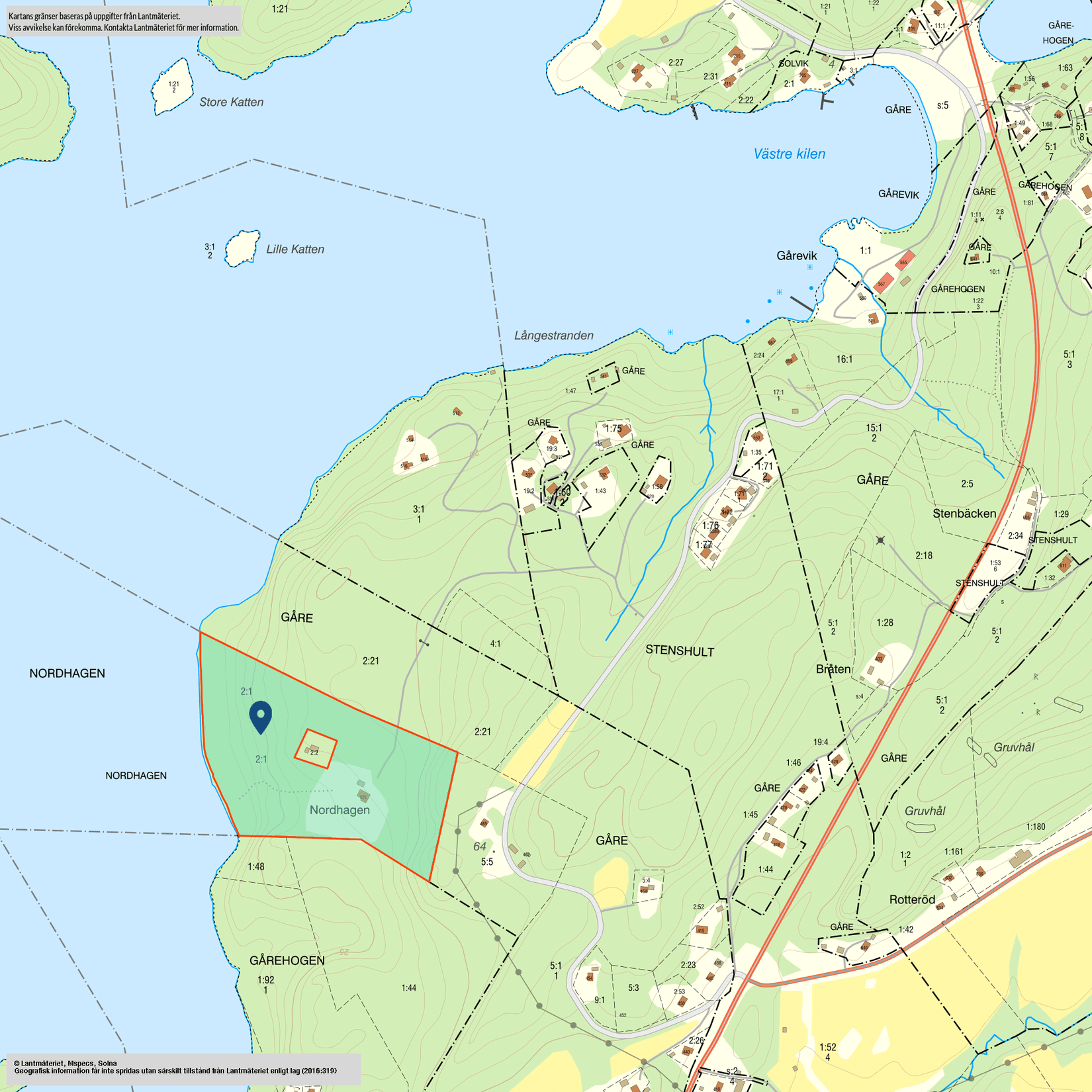 Villa, Gåre Nordhagen 525,  Fantastiskt läge på norra Orust nära Henån, Lysekil  och Uddevalla, Nordhagen Gåre Henån Orust, Orust