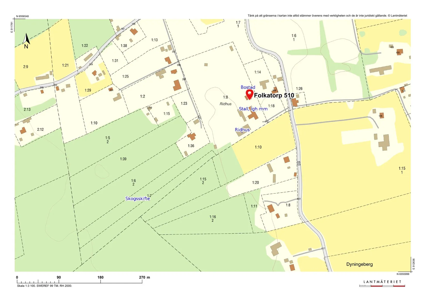 Gård/Skog, Folkatorp 510, Kumla