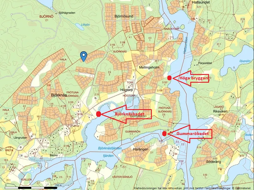 Fritidshus, Björknäs mossväg 22, Björknäs, Norrtälje