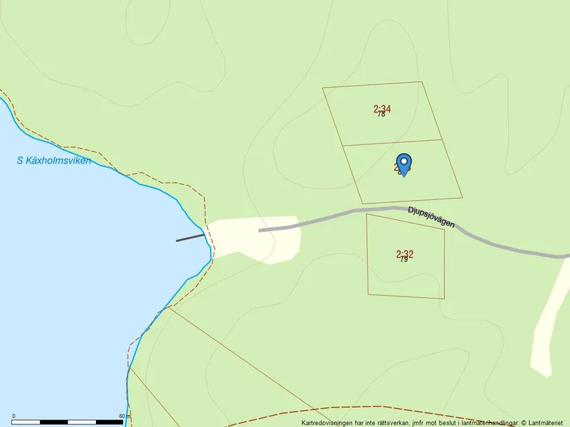 Tomt, Djupsjövägen 80, Lågarö, Norrtälje