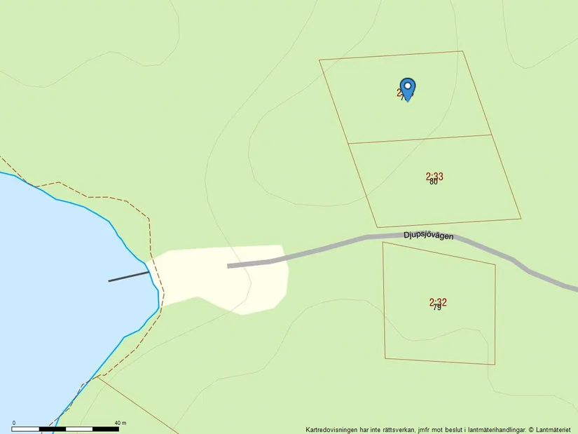 Tomt, Djupsjövägen 78, Lågarö, Norrtälje