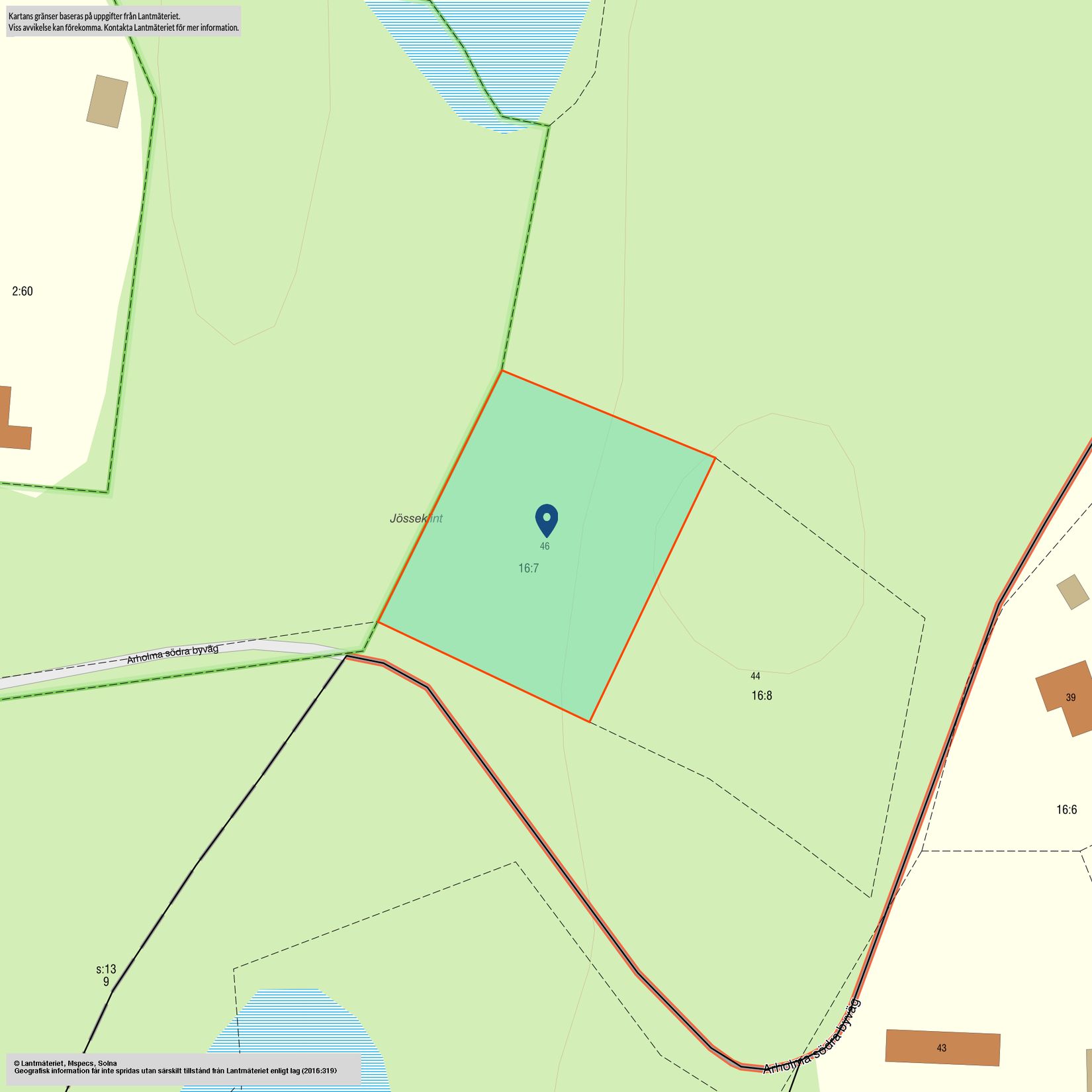 Tomt, Arholma södra byväg 46, Arholma, Norrtälje
